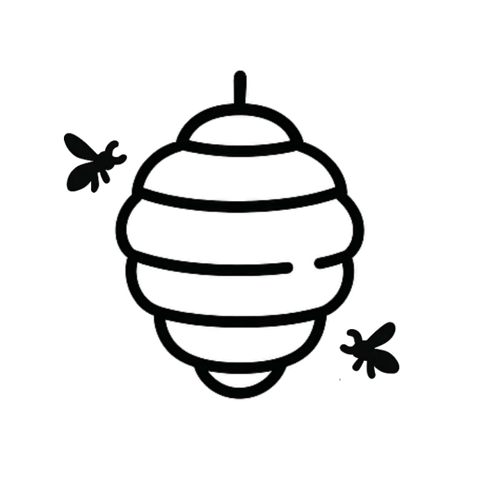 Nid de frelons asiatiques